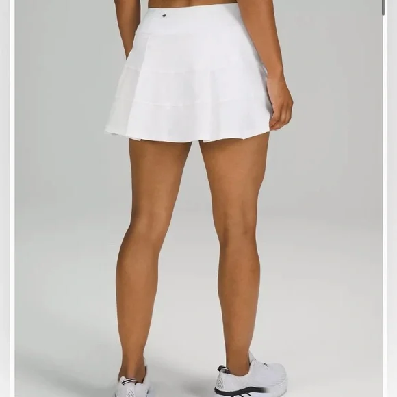 LULU LEMON WHITE PACE RIVAL SKIRT - Picture 2 of 7